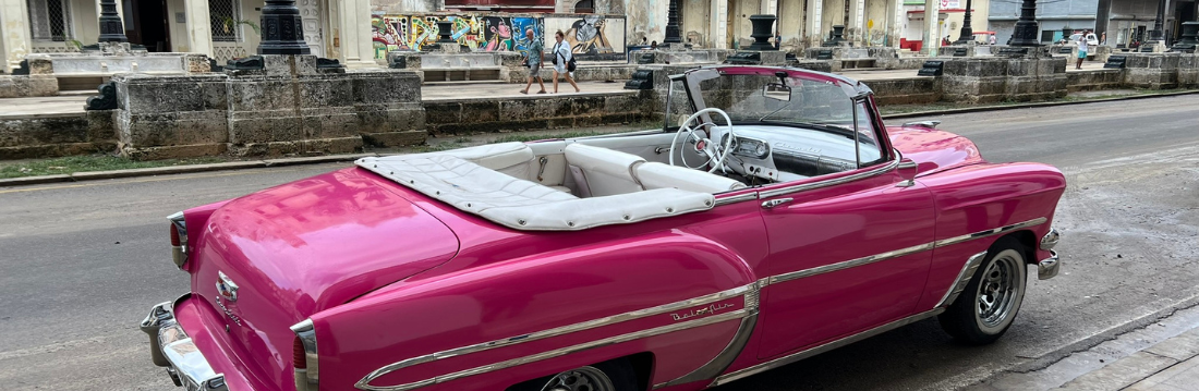 Vintage car in Havana Cuba
